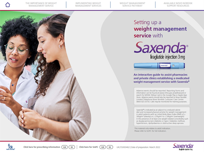 Picture of Saxenda Weight management Service Implementation Guide